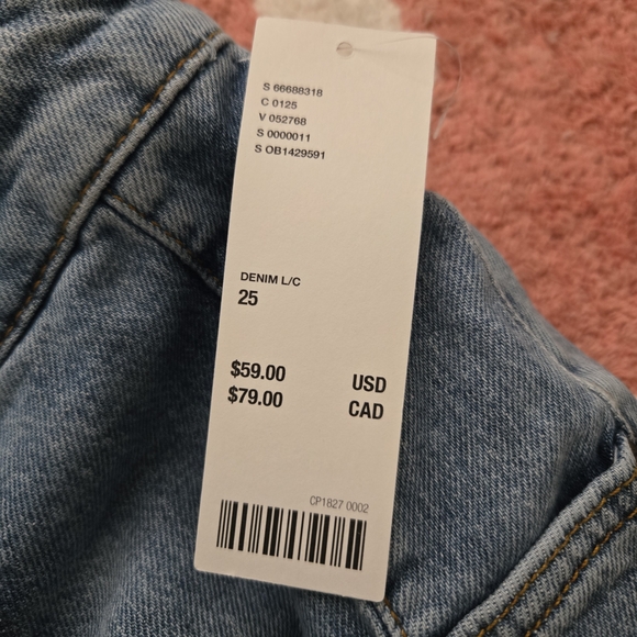 NWT Urban Outfitters BDG Light Blue High-waisted Denim Shorts - Picture 2 of 5